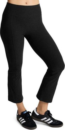 Beyond Yoga Spacedye Pintuck Kick Flare Pants in Darkest Night at Nordstrom, Size X-Large