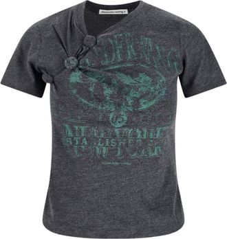 Alexander Wang black Burnout T-shirt