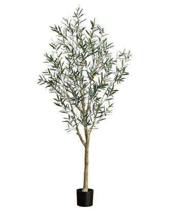 Nearly Natural 7Ft Artificial Greco Olive Tree