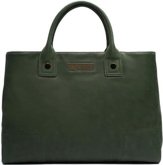 Clio Goldbrenner Tassen, Dames, Groen, ONE Size, Klassieke Handbags Kaki