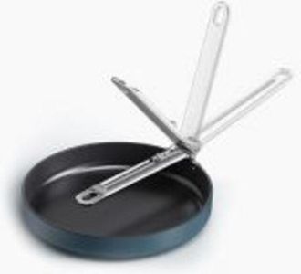 Joseph Joseph Sart&eacute;n Antiadherente Joseph Joseph Space De 24 Cm (9.5), Mango Plegable, Apta Para Inducci&oacute;n Y Horno Hasta 232&deg;c, F&aacute;cil Almacenamiento Y Cocina Saluda