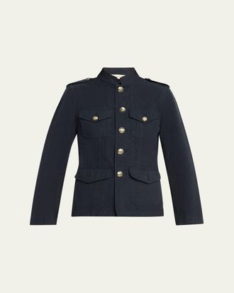 Nili Lotan Raymond Cotton Twill Utility Jacket