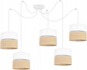 OEM L&aacute;mpara De Techo Colgante Spider, Pantalla 20 Cm Blanca