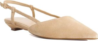 Dune London Homie Leather Slingback Pump in Sand at Nordstrom Rack, Size 11Us / 41Eu