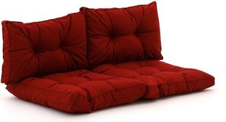 Madison New York Florance loungekussenset rug ca. 73x43cm zit ca. 73x73cm 4-delig