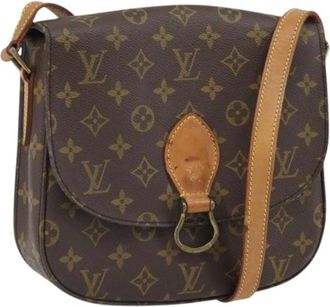 Louis Vuitton Pre-owned Cross Body Bags, female, Brown, Size: ONE SIZE Pre-owned Vintage Canvas Cross Body Bag