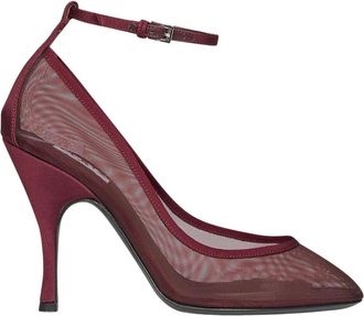 Alaia Mesh Pumps - Dames - Pumps - Rood - 36 EU - Polyester - Schoenen