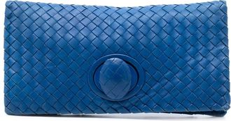 Bottega Veneta Pre-owned Bottega Veneta Nappa Intrecciato Turn Lock Clutch Ladies B03133773X