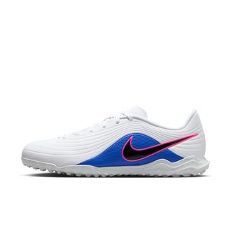 Nike Mens Tiempo Maestro Club Turf Low-Top Soccer Shoes in White | IB4482-146