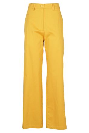 Momoni Orange High-Waisted Pants