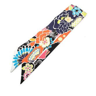 Herm&egrave;s Pre-owned Hermes Bingata Silk Twilly Scarf Ladies SRKGZISGGMEWIG0Q