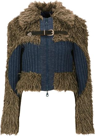 Andersson Bell Cardigan Olga con inserti - Grigio