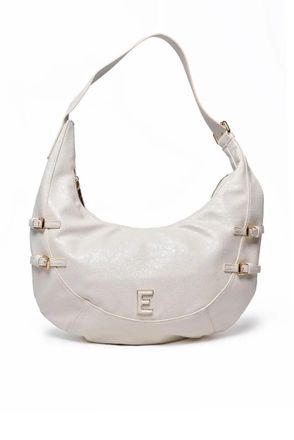 Ermanno Scervino Teal Hobo Bag Medium - White