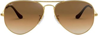 Ray-Ban Aviator Zonnebril - Heren - Zonnebrillen - Geel - 62 MM - Accessoires