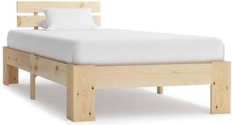 vidaXL Vidaxl - Giroletto senza Materasso 90x200 cm in Legno Massello di Pino