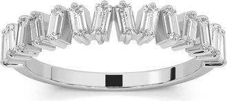 Pompeii3 1/2Ct Baguette Designed Anniversary Band 14k Gold Lab Grown