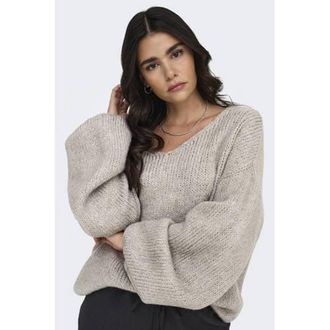 Jacqueline de Yong trui grijs gebreid