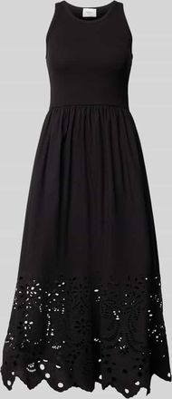 Pepe Jeans London A-Linie Midikleid aus Baumwoll-Mix Modell NAOMI in Black, Gr&ouml;&szlig;e XS