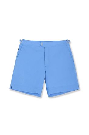 Tom Ford MICRO COMPACT POPLIN SWIMSHORTS Size: 52, colour: BLUE