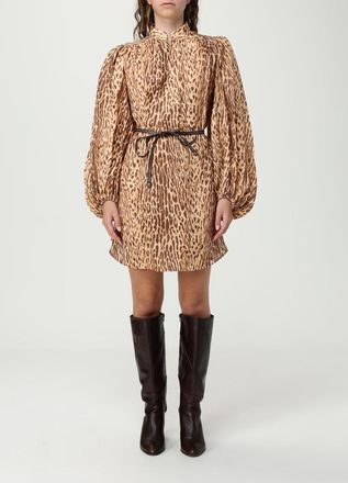 Zimmermann Abito Zimmermann in lino con stampa animalier