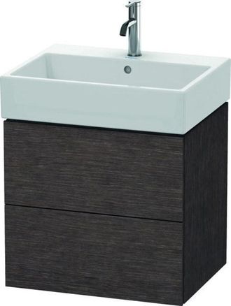 Duravit Duravit - Mueble Bajo Encimera L-cube, De Pared, 2 Cajones, 58,4 X