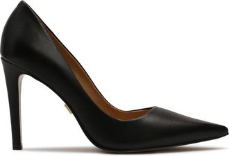 Kazar Zwarte gelakte stilettos - Dames - Pumps - Zwart - 37 EU - Leer - Schoenen