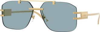 Versace VE2275 100280 Mens Sunglasses Gold Size 60