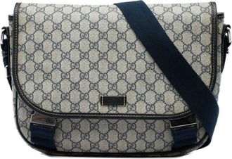 Gucci Pre-owned Gucci GG Supreme Crossbody Unisex TK1QWQPCTFXKMJF9