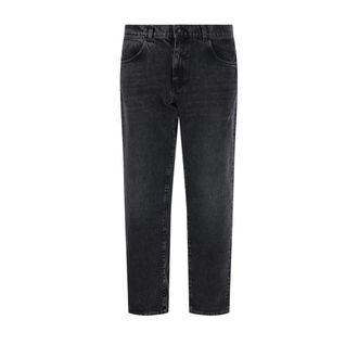 Amish Slim-fit Jeans, male, Black, Size: W30 C0998 Denim Jeans