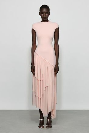 Et Ochs Elowen Knit Combo Dress in Blush at Nordstrom, Size X-Large