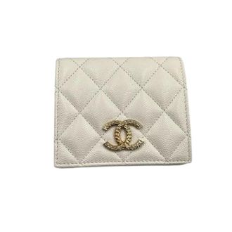 Chanel Pre-owned Wallets, female, White, Size: ONE SIZE Pre-owned Wallet (bi-fold)