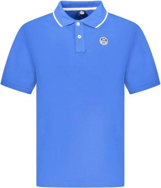 North Sails Klassiek Passend Poloshirt Korte Mouwen - Heren - Polos - Blauw - M - Katoen - Tops