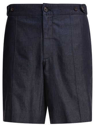 Alexander McQueen Shorts Blu-Uomo