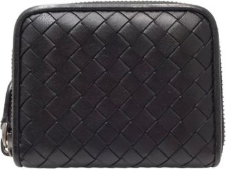 Bottega Veneta Pre-owned Wallets, female, Black, Size: ONE SIZE Pre-owned Leather wallets