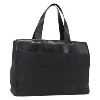 Prada Pre-owned Vintage Nylon Tote - Dames - Vintage Shopper - Zwart - ONE Size - Nylon - Vintage