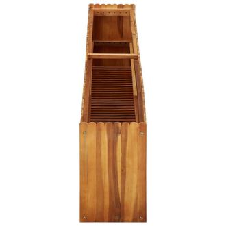 Berkfield Home Garden Raised Bed 200x30x50 cm Solid Acacia Wood in Brown | Size: 200 x 30 x 50 cm