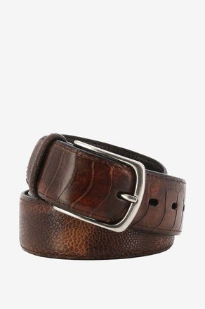 Fausto Colato G&uuml;rtel aus Straussenleder Zampa Struzzo