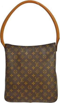 Louis Vuitton Monogram Looping Handbag Monogram Canvas Brown Canvas Handbag (Pre-Owned)
