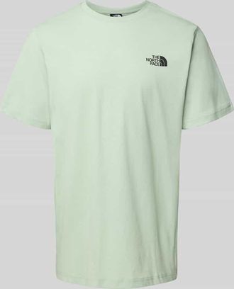 The North Face T-Shirt mit Label-Print in Mint, Größe XXL