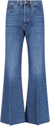 Frame Denim Straight-Leg Jeans with Mid-Rise Waist and Timeless Silhouette