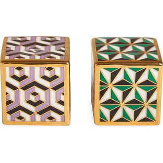 Jonathan Adler Versailles Salt and Pepper Set in Lavender /Green at Nordstrom