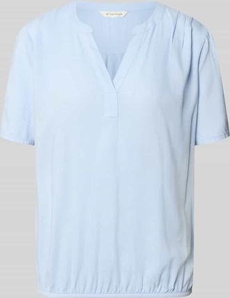 Tom Tailor Regular Fit Bluse aus reiner Viskose in Hellblau, Gr&ouml;&szlig;e 34