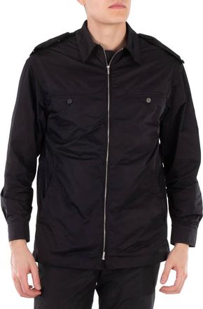 Ferragamo Ferragamo Logo Patch Polyester Windbreaker, Brand Size 48 (US Size 38)