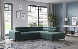 Cotta Ecksofa »Aura L-Form, B: 260 cm« mit Bettfunktion, Bettkasten & Kopfteilverstellung