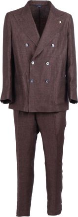 Tombolini Marrone Zero Gravity Linen Suit
