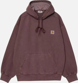 Carhartt Work in Progress Mens Carhartt WIP Hooded Vista Sweatshirt - Palisander - Red - Size: 36
