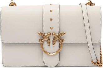 Pinko Borsa a spalla Classic Love One Simply - Bianco