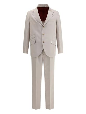 Brunello Cucinelli Zijden pak - Beige