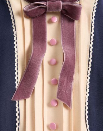 Valentino Abito Corto In Crepe Couture Donna INDACO/BETULLA 36