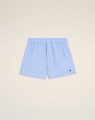 Ami Blue Cotton Black Ami De Coeur Boxer White - XL - for Men